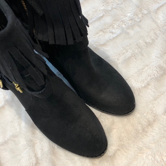 NWOB Lauren Ralph Lauren Fringe Mara Bootie - Picture 3 of 7